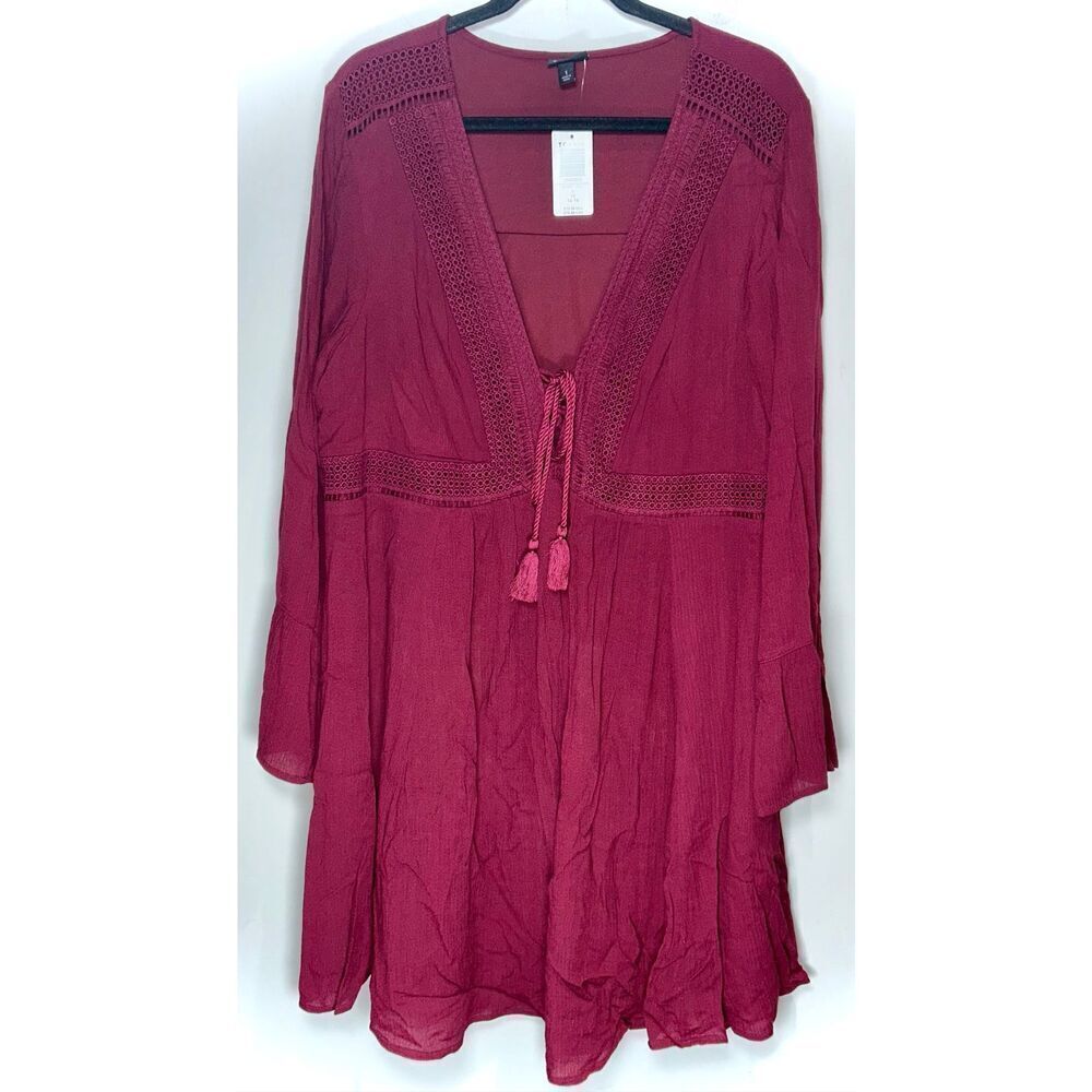 Torrid red skater dress size 1